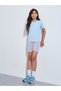 Teen Girls Pack of 2 -Grey Cotton Cycling Shorts - 3