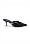 Elegant Pointed Heel Mule
