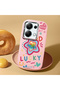 Redmi Note 13 Pro 4g Compatible Case Camera Protector Pink Silicone Couple Phone Case Heart Pattern - 2