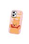 Poco X5 5g Compatible Case Camera Protector Pink Silicone Couple Phone Case with Bear Pattern - 3