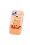 Redmi 9C Compatible Case Camera Protector Pink Silicone Couple Phone Case with Bear Pattern - 3