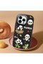 iPhone 14 Pro Max Compatible Case Camera Protector Black Silicone Couple Phone Case Panda Pattern - 2