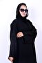 Women’s Classic Black Front-Open Abaya with Ari Embroidery & Stone Embellishments - 6