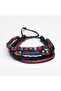 Handmade Multi-Layer Unisex Bracelet with Wooden Beads Adjustable Bohemian Design |   3 Color Options - 4