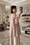 Lace-Up Tencel Mink Tunic Pants Double Set - 2