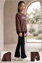 Brooklyn Printed Spanish Leggings-Sweatshirt Children's Bottom-Top Set - 2