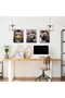 30x40 cm 3 Panel Gallery Wrapped Canvas | Graffiti Bear Wall Art | Street Art Animal Decor - 2