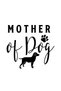 Women's Oversize Dog Mom Printed Short Sleeve Relaxed Fit Graphic T-Shirt 100% Cotton Casual Modern - 4