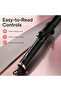 Curling Iron with Spring Clamp, Professional Hair Curler for Creating Soft Glossy Curls, Adjustable Temperature Curling Wand for Easy Everyday Hairstyle - 4
