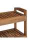 Bathroom Shelf Natural 45 x 30 x 71 cm Solid Teak Wood - 5