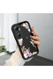 Infinix Hot 20 4g Compatible Black Silicone Case Shockproof with Camera Protection