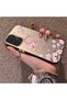 Samsung Galaxy A73 Compatible Silicone Edge Hard Back Case Couple Phone Case with Letter S Pattern - 2
