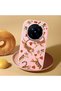 Vivo X200 Pro Compatible Shock-Absorbing Camera Protected Pink Silicone Case - 2