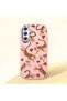 Pink Silicone Case with Shock-Absorbing Camera Protection Compatible with Samsung Galaxy M34