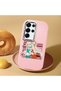 Pink Silicone Case with Shock-Absorbing Camera Protections Compatible with Samsung Galaxy S25 Ultra - 2