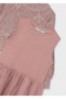 Girl's Tulle Dress with Bow and Sweater Set 4927 - 3
