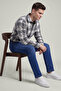 Faded Slim Fit Jeans with Button Closure - 4