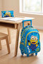 5 Pack Minions Print Trolley Backpack Set - 16" - 2