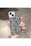 iPhone 14 Plus Compatible Camera Protected Anti-Shock Aesthetic Print Patterned Transparent Silicone Case - 2