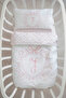 Mother's Side Duvet Cover Set (60X100) - Noble Series - Pink - Letter J