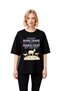 Women's Oversize T-Shirt Mama Goat Themed Humorous Print Short Sleeve Round Neck Relaxed Fit Casual Modern