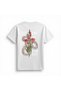 Women's Graphic Printed T-Shirt Snake Flower Pattern Empowerment Message Modern Cut Casual Daily Stylish - 2