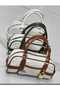 Women's Lock Detail Sporty Stylish Hand and Shoulder Bag - 3