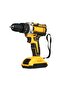 Cordless Drill Driver Kit: Yellow 21V 2X 7500mAh Lithium-Ion Batteries, 25 Position Clutch, 2-Speed Settings - Fast Charger, Ergonomic Anti-Slip Handle, LED Light, All-In-One Accessories for Home DIY - 5