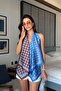 Two-Piece Satin Blouse - 2