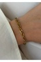 Steel Unisex Interlocking Coil Bracelet 17+5 cm