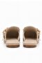 Muse Women's Suede Slippers with Beads and Tassel Detail - 4