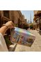 1 landmark printed large-capacity travel theme portable makeup storage bag (random colors, random delivery of surface printed patterns) W584 - 2