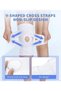 Women's knee brace white XXL with gel pads. - 4