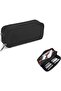 Large capacity double-layer black pencil case