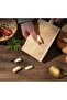 Noodle board, potato ball maker, suitable for spaghetti and fusilli, wood color. - 5