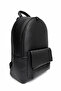 Black Waterproof Daily Backpack with Pockets