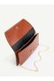 Women's Hand and Shoulder Bag with Side Magnet Detail and Chain Strap – Stylish Portfolio Clutch - 3