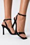 Elaris Women's Single Strap Patent Leather Square Toe Heeled Shoes 11cm