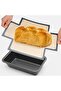 Baking mat set (2 pieces), silicone, non-stick, heat-resistant, oven-safe, gray. - 4