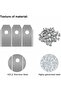 45 titanium blades for Husqvarna/Gardena/Yardforce robotic. - 2