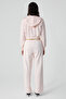 Aruba Women's 100% Cotton Long Sleeve Crop Pink Sweatshirt - 5