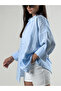 Striped Turquoise Women's Shirt Coc3311 - 2