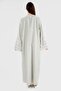 Pearl Linen Abaya - 3