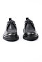 Rubber Sole Black Genuine Leather Lace-Up Casual Men's Shoes - 4312 - 3