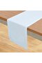 Cotton Linen Hemstitch Table Runner – 14 x 36 Inch White Table Runner for Spring, Summer - 2