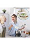 Plastic Mesh Strainers,4 Pcs Nylon Fine Mesh for Kitchen with Handle Double Ear Nylon Mesh Colander - 2
