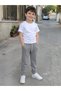 Girls Boys Unisex School Children's Sweatpants 2 Thread Compact Combed Cotton No Knee-Cap - 3