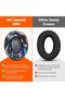 SweatZ XM4 - أغطية واقية للأذن من العرق لسماعات Sony WH1000XM4 |   أغطية أذن سيليكونية لـ So - 3