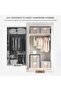 100L Clothes Storage Bag, 2 Pack Foldable Bag Organizer, Large Capacity Storage Bins with Durable Ha - 3