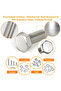 Nuts and Bolts Set 15 pcs-Stainless Steel A2 Bolt, Nuts, Plain washer, spring washer combo-Heavy Duty Bolts and Nuts (40 MM Length, 6 MM) - 4